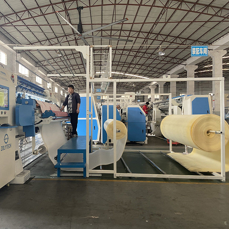 Mattress border machine 8KW  commputerized quilting system automatic mattress quilting machine  80mm thickness