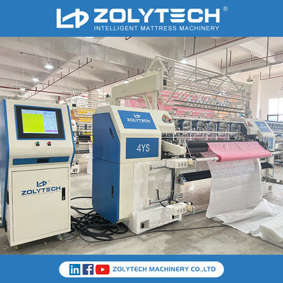Punto a catenella imbottente dell'attrezzatura del servo dell'azionamento del tessuto materasso di Quilter