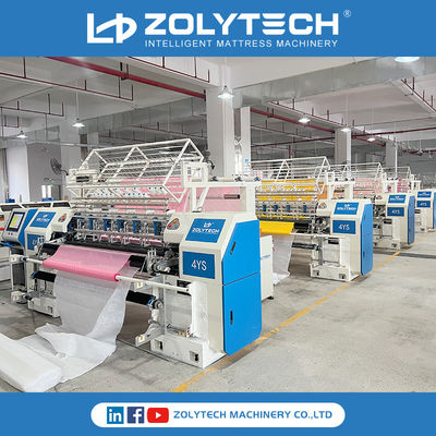 Piumino trapuntato a macchina con dispositivo di avvolgimento del tessuto di Zolytech