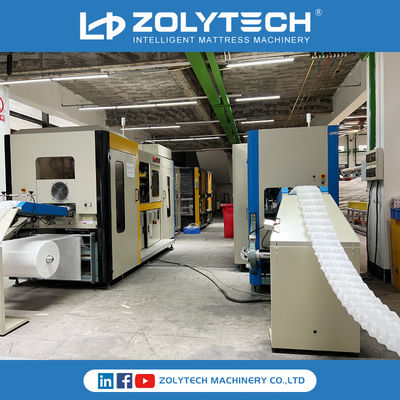Linea di produzione automatizzata della primavera della tasca macchina d'avvolgimento 380V 220V ZLT-PSD180 180pcs/min della primavera della tasca