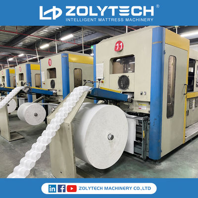 Linea di produzione automatica della primavera della tasca per la rete 180pcs/Min del materasso