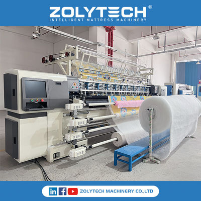 ZOLYTECH Mattress Quilting Machine Multi Needle Shuttle Quilting Machine per coperte