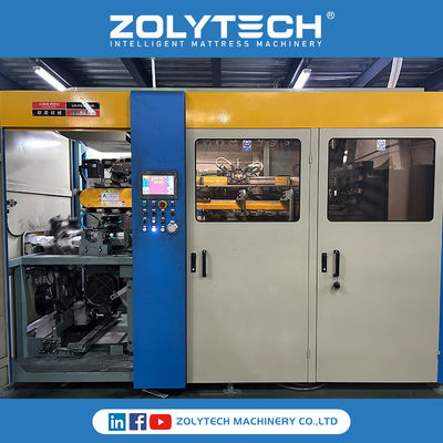 Testa di avvolgimento servo a doppio filo per materasso automatico a molla di tasca 180 molle/min