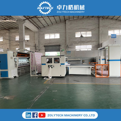 Sistema di borsatura del materasso della macchina di Hemming Station Mattress Hemming Unit