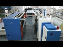Soluzione per la linea di produzione di materassi per automazione - Macchina per coperte a più aghi + Tagliatore di pannelli + Stagliatore